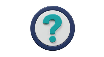 Isolated Question Mark Icon