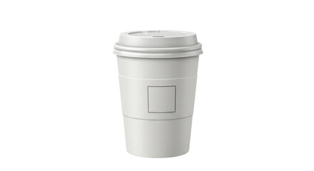 Isolated Disposable Coffee Cup