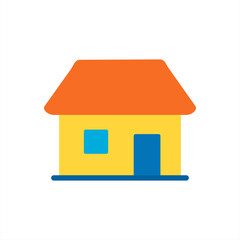 Flat Minimal House Design with Warm and Cool Tones