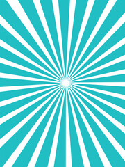 Sunlight rays background. powder blue color burst background. Sun beam ray sunburst wallpaper. Retro bright backdrop.
