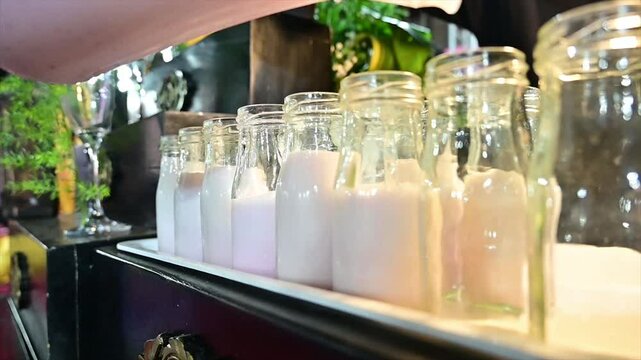Indian Wedding Food Counter with Variety of Traditional Dishes
