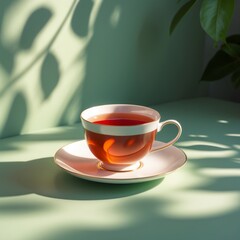 Tea in Light and Leafshadow