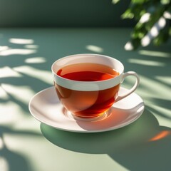 Tea in Light and Leafshadow