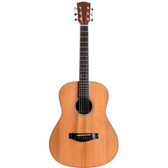 Obraz premium Beautiful Acoustic Guitar with Classic Wooden Finish and Design