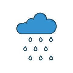 Cloud  vector icon stock illustration