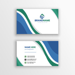 Naklejka premium 46. Corporate business card design Template Layout