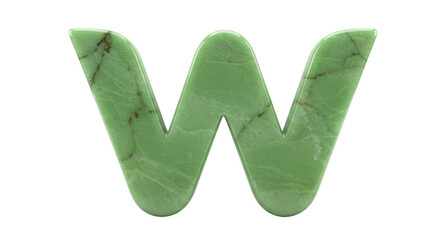 Isolated Letter W