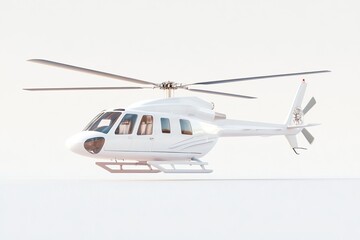 Sleek helicopter design highlighting modern travel and tourism concepts