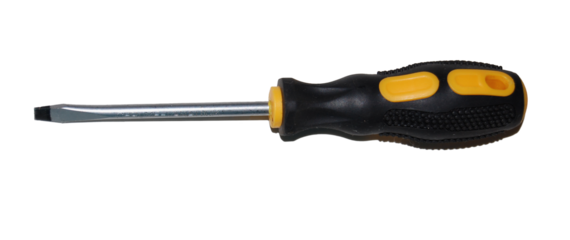 Photo of a flat head screwdriver tool