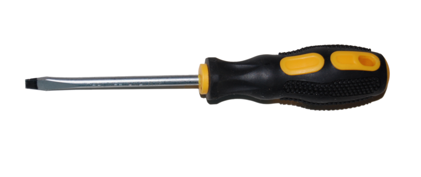 Photo of a flat head screwdriver tool