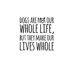 Humorous typographic design featuring a playful dog quote, ideal for pet lovers and dog owners. The quote is creatively styled with bold, fun fonts and accompanied by a cheerful illustration of a dog 