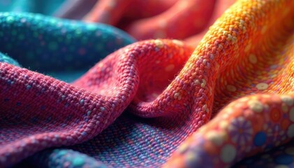 Intricate woven fabric, subtle color variations, wool, seamless texture, wallpaper