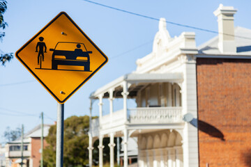 Bicycle Path Sign - Share the Road Symbol