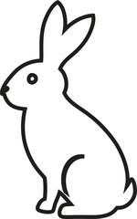 vector illustration of a bunny