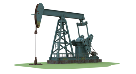 Isolated Oil Pump Jack