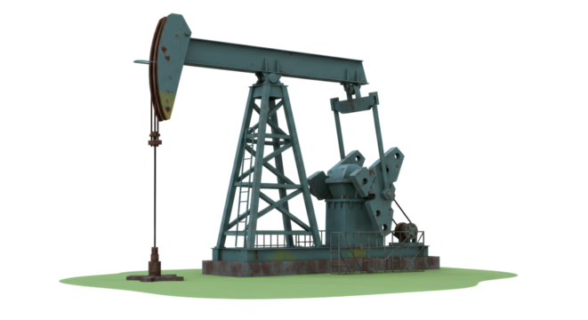 Isolated Oil Pump Jack