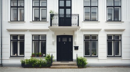 Classic Scandinavian interior design with clean lines and minimalist decor