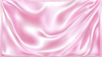 Obraz premium Elegant Pink Silk Fabric Drape Background Texture