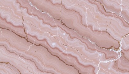 Obraz premium Elegant pink onyx marble texture interior design inspiration natural stone abstract art close-up view luxurious aesthetics