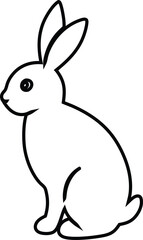 vector illustration of a bunny