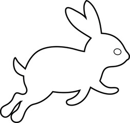 vector illustration of a bunny