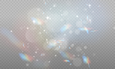 Obraz premium Festive white dust PNG with glowing bokeh, glitter, and confetti light overlay. Sparkling holiday texture for Christmas cards, banners, and magical celebration designs. Vector illustration.