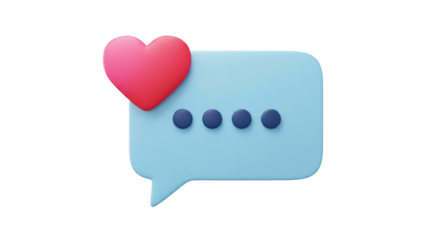 Isolated Like Message Notification