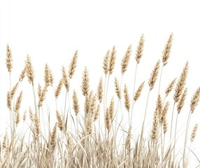 Fototapeta premium Dry grasses in a field