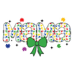 Inspirational Autism Typography T-shirt Design Ideal for Spreading Awareness

