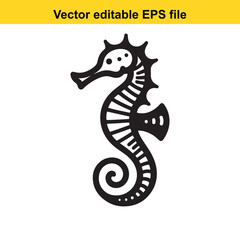 Fototapeta premium vector seahorse