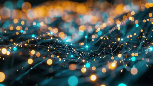 Big data connection technology, can be used for display or montage your products, technology, businessman, digital, business, innovative, computer, tech, networking