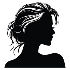 silhouette of a woman