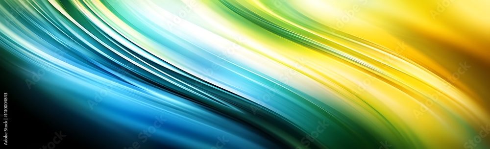 Poster abstract multicolored diagonal flowing lines background with vibrant gradients