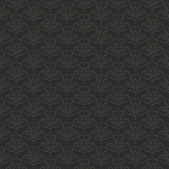 dark ethnic seamless pattern template