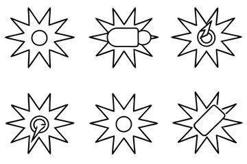 rapidcharge boost line art design for quick power supply