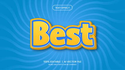 Editable text style effect - Best