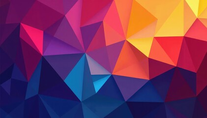Obraz premium Abstract geometric mosaic, vibrant hues, modern style , mosaic, background