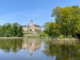 Radun, Czech Republic - medieval castle near Opava in Moravian Silesian region of Czech Republic