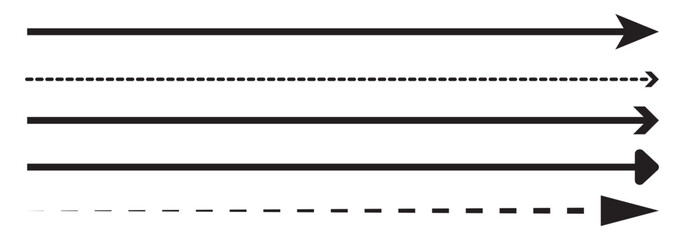 Set of both side long arrow icon. Arrows icon vector. Set Right and Left pointer arrow. EPS 10