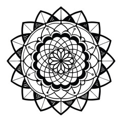 mandala round ornament