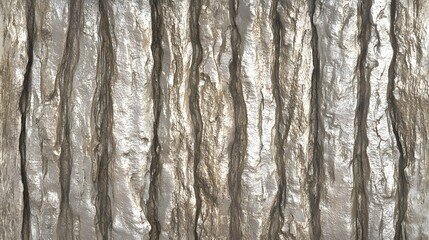 Fototapeta premium Silver Metallic Tree Bark Texture Background