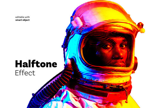 Halftone Photo Effect