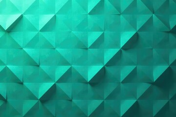 Obraz premium Repeating teal triangles forming abstract design, pattern, surface