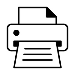 Office Printer Device Icon
