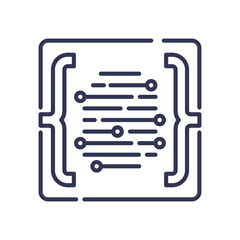 Abstract representation of structured data with flexibility in coding.