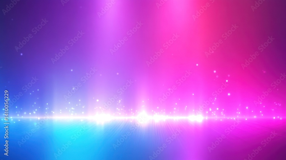 Poster vibrant abstract background with colorful lights and sparkles, creating a dazzling and immersive atm