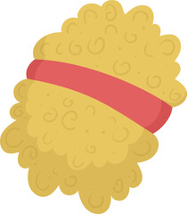 Cleaning tools clipart design illustration