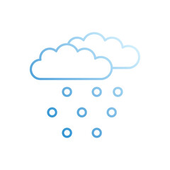 Coud  vector icon stock illustration