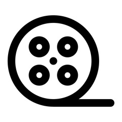 Fototapeta premium film icon for illustration