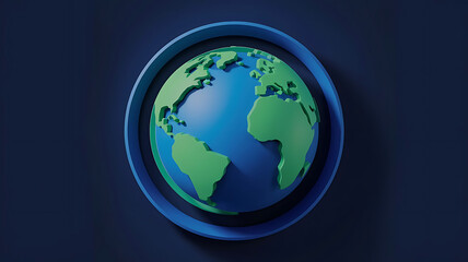 Modern 3D Paper-Cut Earth Logo

Flat Blue-Green Earth Logo Design

3D Earth Logo with Detailed Continent Design